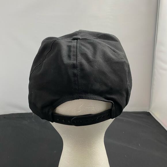 Vintage Seagram's 7 Checkered Bill Racing Cap Black Red Crown Hat - Picture 3 of 6